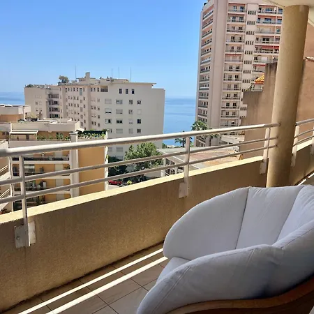 Sunny, Large, Sea View In Monaco Apartman Beausoleil